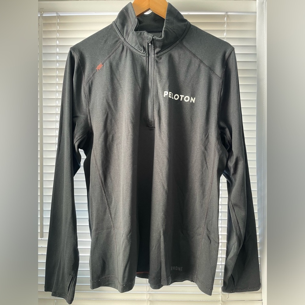 Black Peloton x Rhone Quarter Zip!